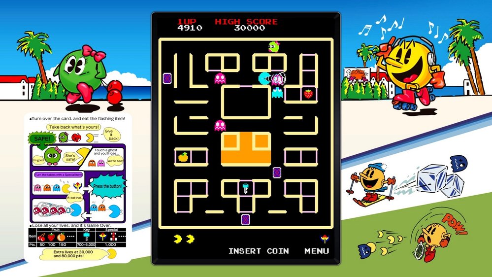 |Hra Pac-Man Museum+ je pocta legendárnímu Pac-Manovi