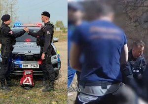 Policisté pomáhali zachránit muže, který zkolaboval v Žatci na náměstí.