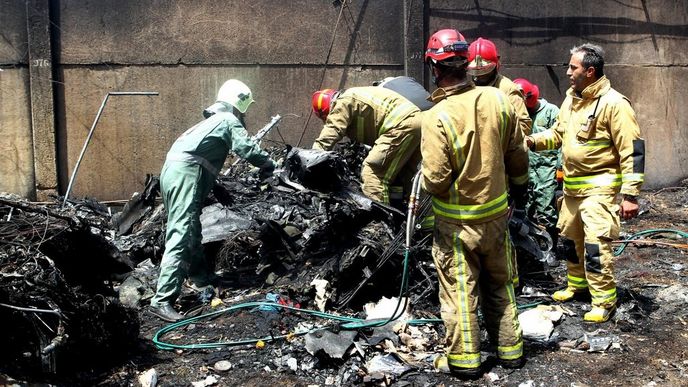 Pád letadla společnosti Sepahan Air v Teheránu