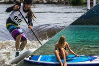 Češi propadli paddleboardům. Expert: Prkna s pádlem posílí svaly po celém těle