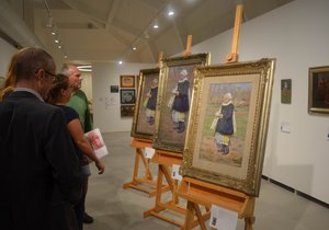 Návštěvníci unikátní výstavy dostali možnost prohlédnout si padělky uměleckých děl a porovnat je s originály.