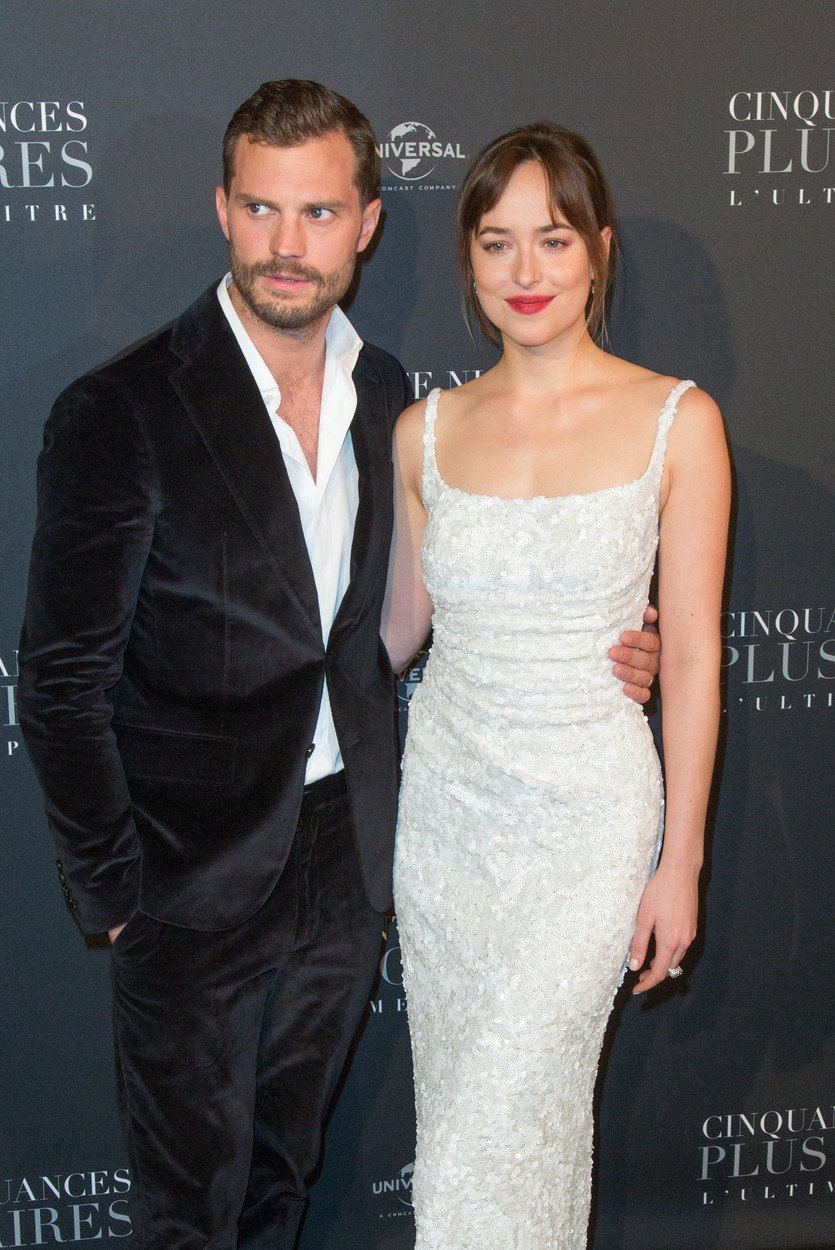 Jamie a Dakota na premiéře Padesáti odstínů svobody.