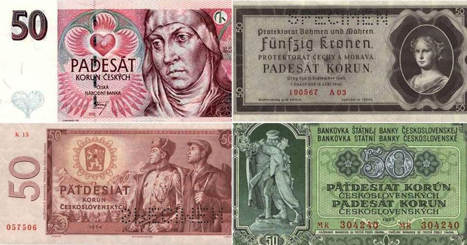 50korunová bankovka se loučí: Přežila Rakousko-Uhersko, nacismus i komunisty.