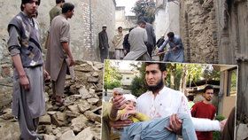 Pákistán a Afghánistán zasáhlo silné zemětřesení.