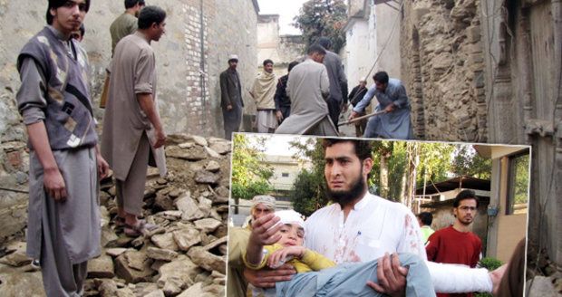Zemětřesení v Pákistánu a Afghánistánu si vyžádalo 215 mrtvých