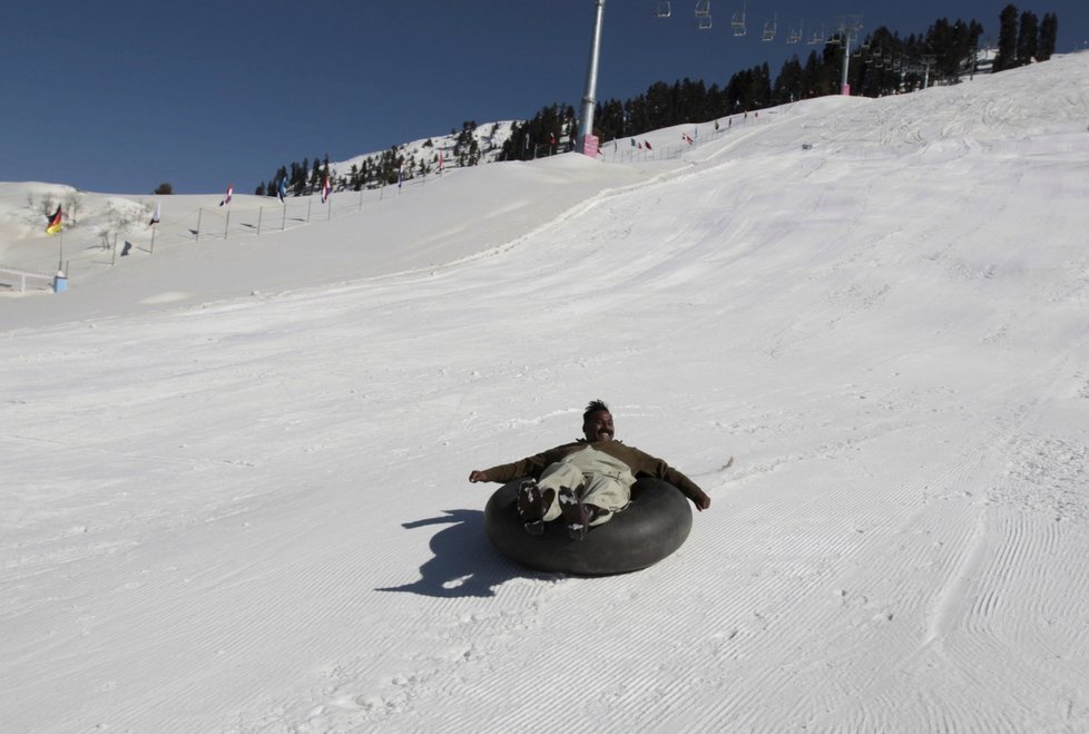 Pákistánské lyžařské středisko Malam Jabba