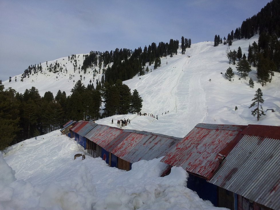 Pákistánské lyžařské středisko Malam Jabba