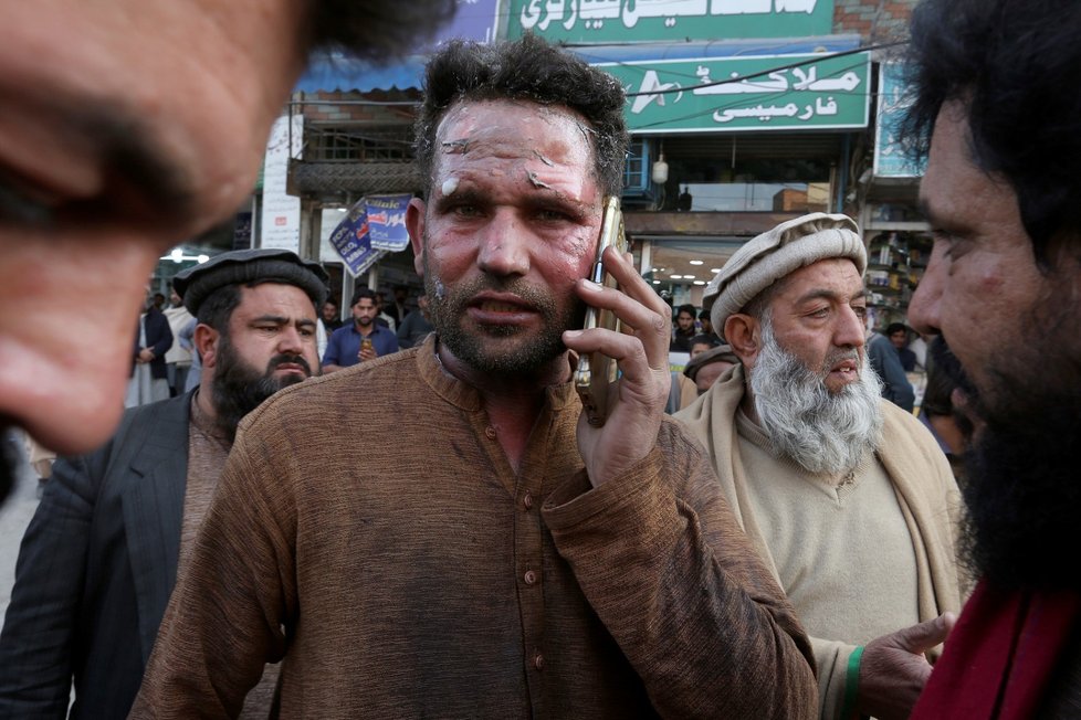 Výbuch mešity v Pákistánu. (30.1.2023)
