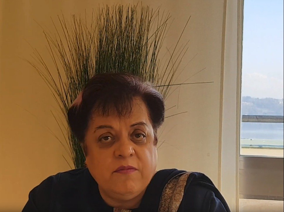 Pákistánská ministryně pro lidská práva Shireen Mazariová