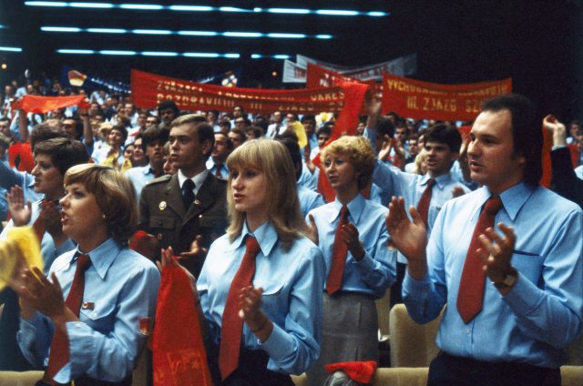III. sjezd SSM v Paláci kultury, rok 1982.
