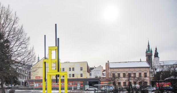 Sochař Václav Fiala instaloval 19. ledna 2021 v Klatovech své dílo nazvané Věž pro Jana Palacha. Stojí na žulovém prostranství, kde dříve stála socha Antonína Zápotockého.