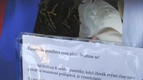 Aktivisté kritizovali Zemanovu kytici u Palachova pomníku. Jde podle nich o pokrytectví