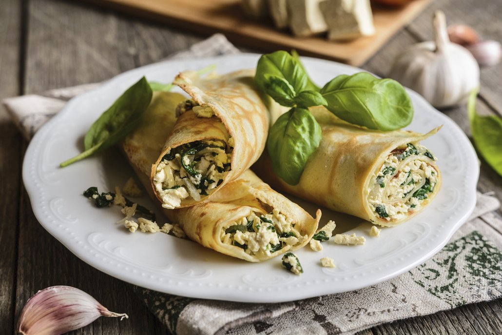 Sladké palačinky patří mezi oblíbené kalorické dezerty, zato slané si můžete dopřát i v dietě!