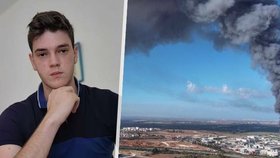 Čech Tadeáš Michal se ocitl v Izraeli během útoku Hamásu: Zažil ostřelování města Rechovot.
