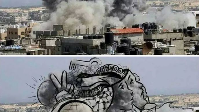 Žhářský útok v Palestině.