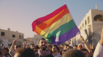 Lidé z LGBT komunity odjeli demonstrovat do Palestiny za svobodu Palestiny. Palestinci je popravili