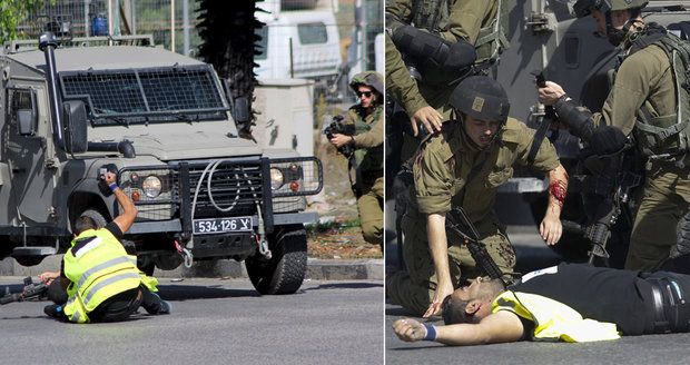 Palestinec oblečen jako novinář pobodal izraelského vojáka