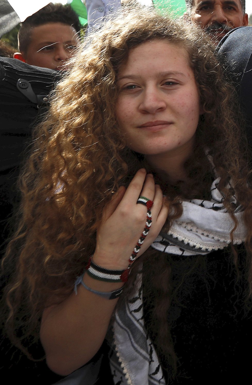 Ahida Tamímíová (17) byla propuštěna z vězení. Pro Palestince se stala hrdinkou