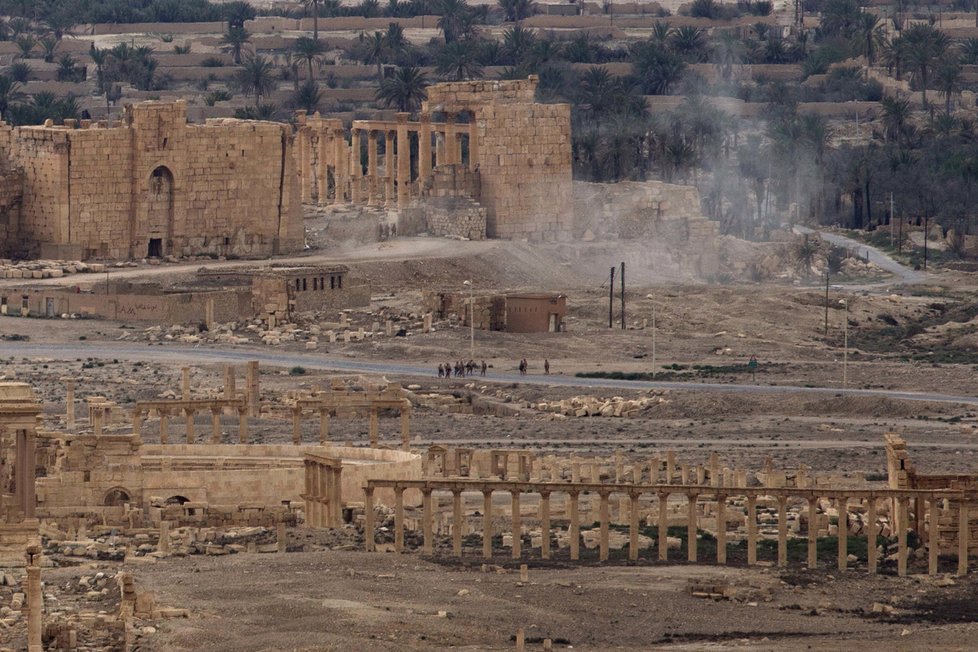 Římské divadlo patřilo k hlavním památkám syrské Palmýry.