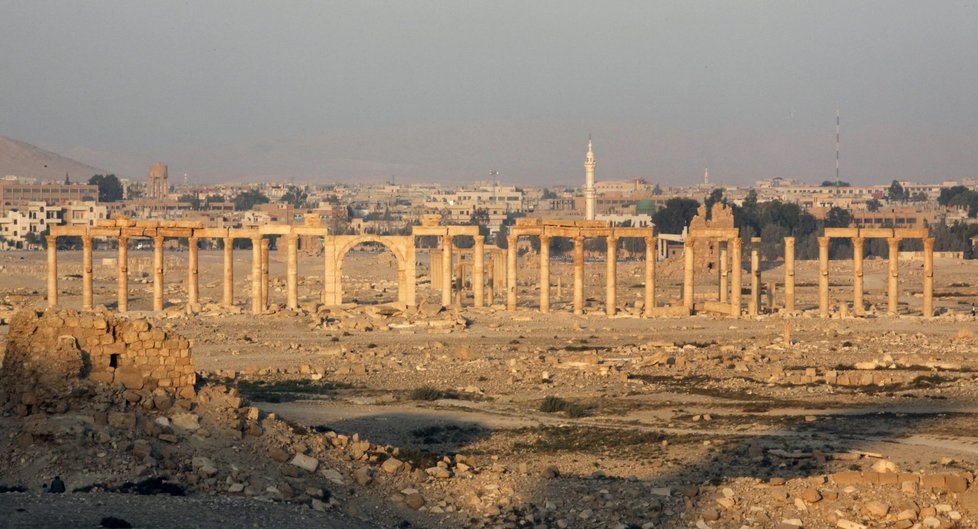 Syrské město Palmýra
