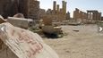 Fotografie palmýrských vykopávek po opětovném převzetí města syrskými jednotkami