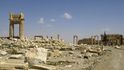 Fotografie palmýrských vykopávek po opětovném převzetí města syrskými jednotkami