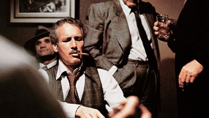 Paul Newman ve fi lmu Podraz. Asi nejslavnější podvodník stříbrného plátna