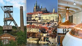 Nejnavštěvovanější české památky: Pražský hrad, plzeňský pivovar i hornické muzeum!