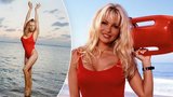 Návrat do mládí! Pamela Andersonová si po letech zahrála na Pobřežní hlídku
