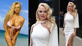 Nemusí být nahá, aby byla sexy! Pamela Andersonová (54) zazářila celá v bílém!