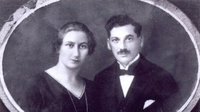 Marta Szilárdová s manželem