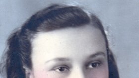 Irena Hešová v patnácti letech