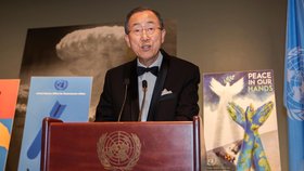 Šéf OSN Pan Ki-mun varoval před hrozbou biologických či chemických útoků teroristů.