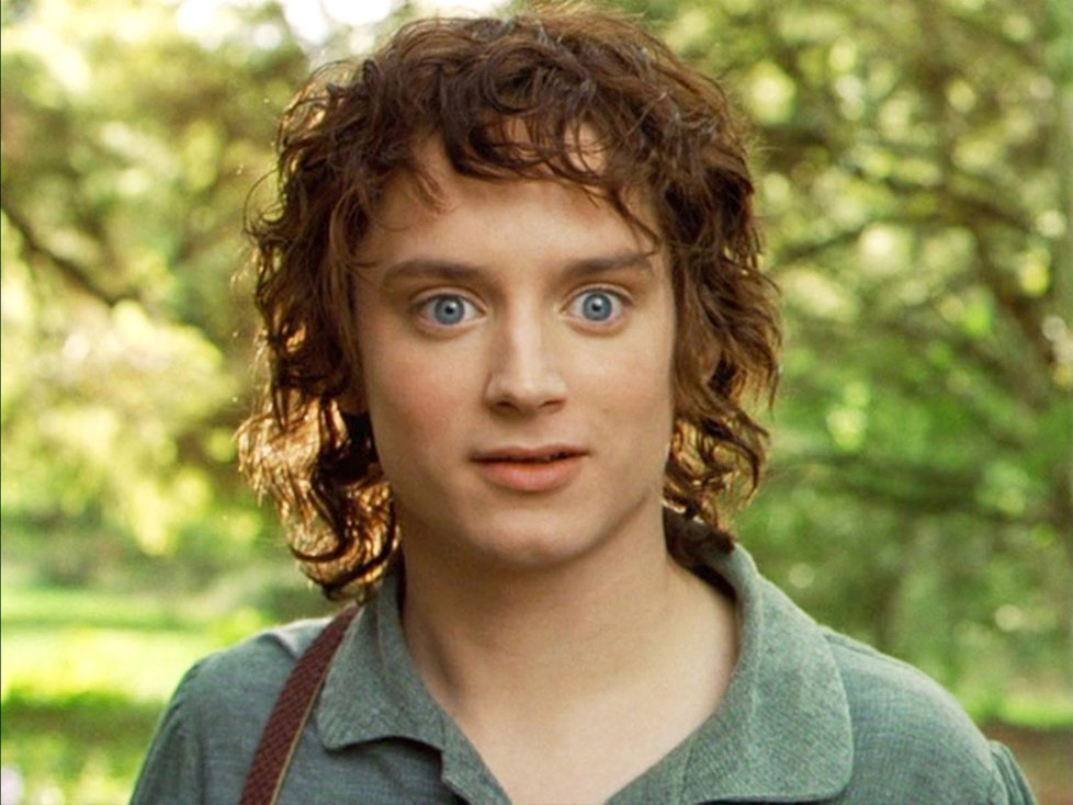 Elijah Wood jako Frodo v Hobitovi