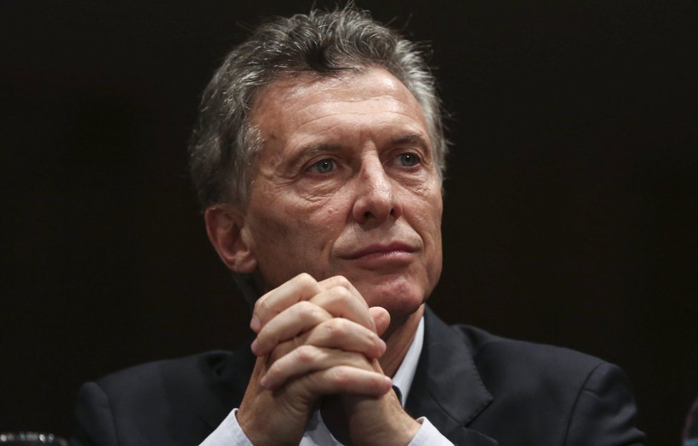 Argentinský prezident Mauricio Macri