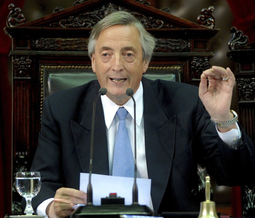 Nestor Kirchner, bývalý prezident Argentiny