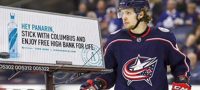 Odolá Panarin neodolatelné nabídce. A zůstane kvůli alkoholu zadarmo v Columbusu?