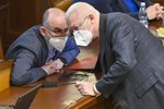 Pandemický zákon ve Sněmovně: Jan Blatný a Jaroslav Faltýnek (18.2.2021)