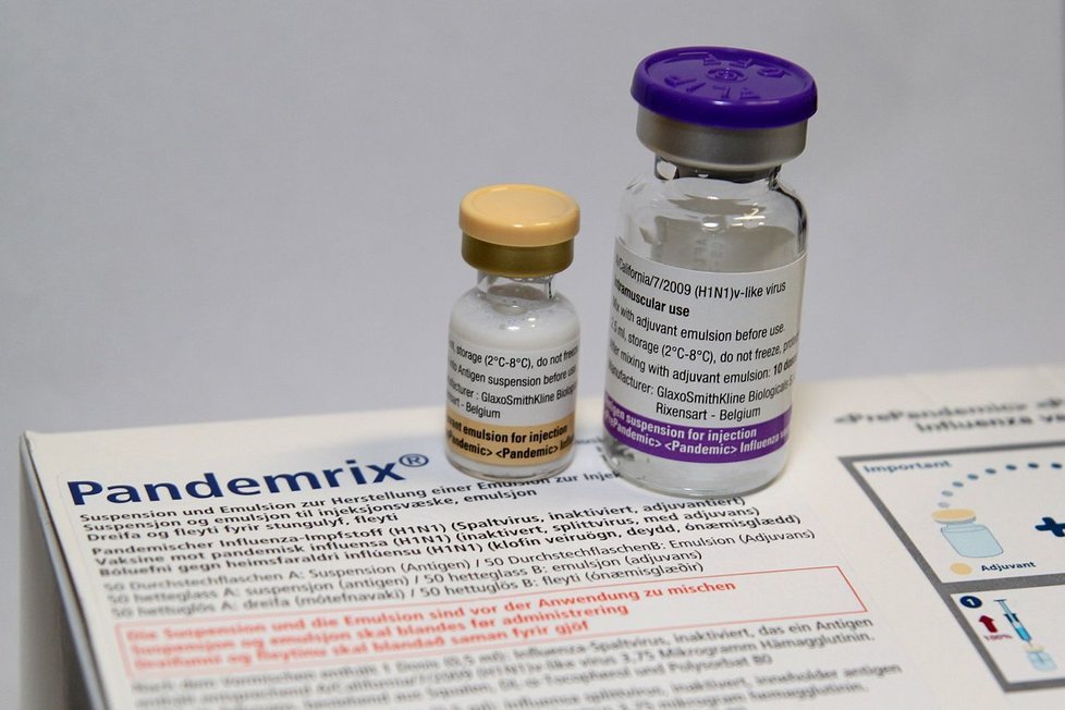 Pandemrix - vakcína na prasečí chřipku v pár případech způsobovala narkolepsii, byla stažena.