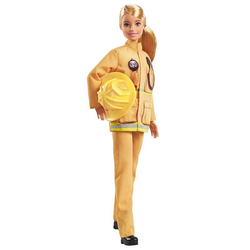 Panenka Barbie jako hasič