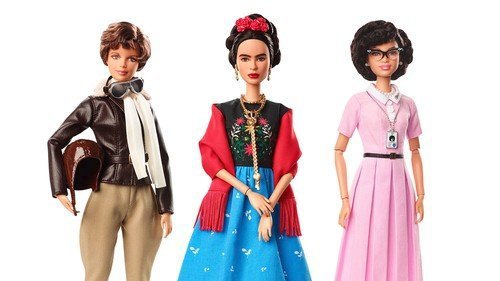 Panenka Barbie ztvárňuje silné osobnosti