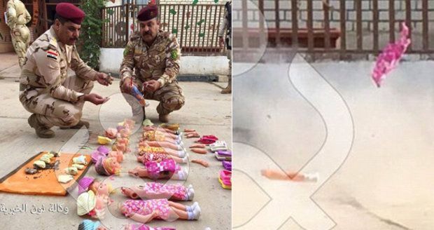 ISIS chtěl povraždit nevinné děti. Vojáci našli panenky plné výbušnin