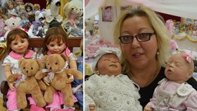  Monika Chmelařová začla před rokem tvořit rebornové panenky