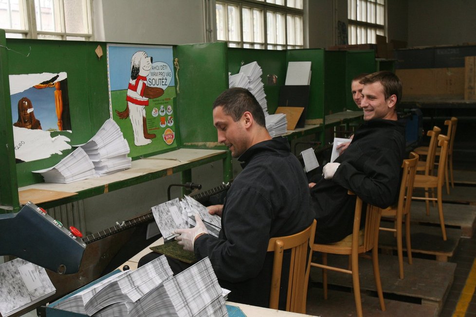 Tiskárna ve vazební věznici na Pankráci