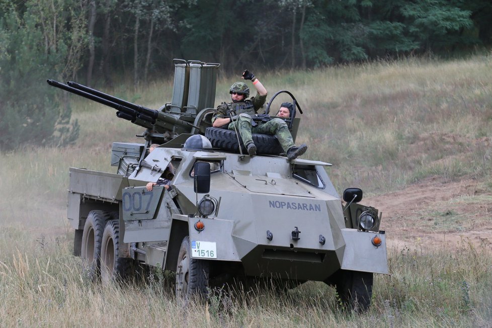 Vojenský den na Pánově představil hlavně vojenskou techniku bývalé československé armády. K vidění ale byly i zbraně a výbava německých vojáků z 2. světové války.