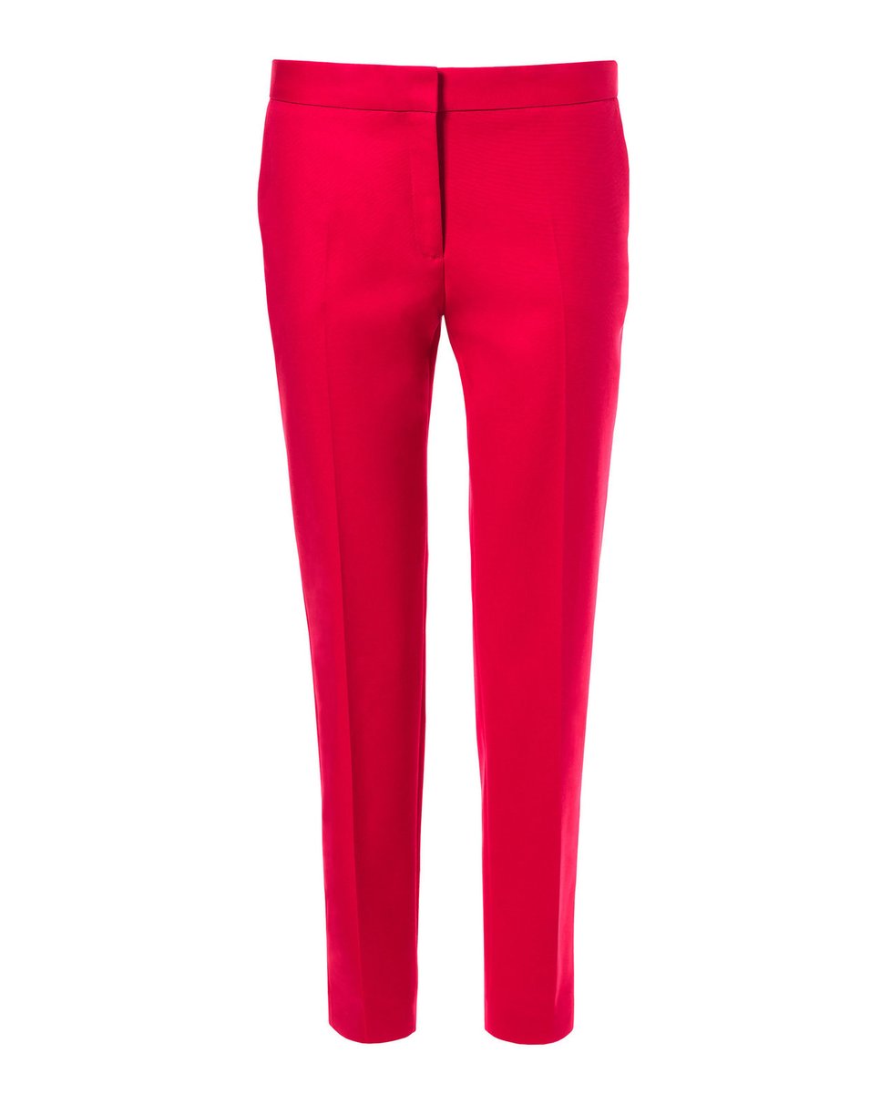 Červené 7/8 kalhoty, Zara, 999 Kč.