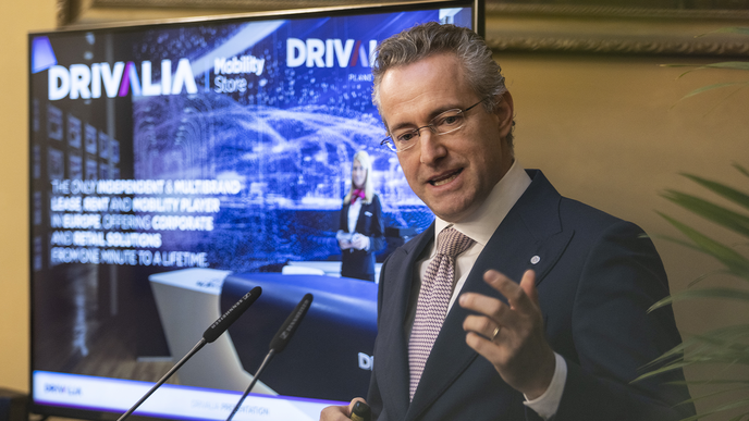 Paolo Manfreddi, generální ředitel Drivalia, jenž zároveň působí jako šéf pro evropské trhy a business development CA Auto Bank, vlastníka Drivalie.