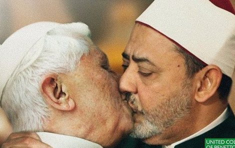 Papež Benedikt XVI. a imám el-Tayeb