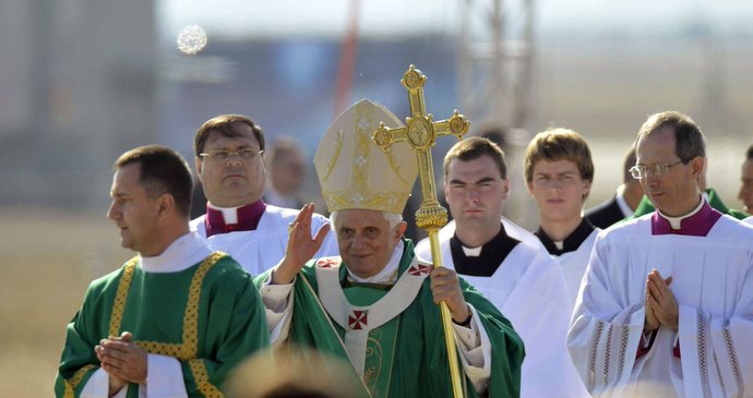 Papež Benedikt XVI. v Brně