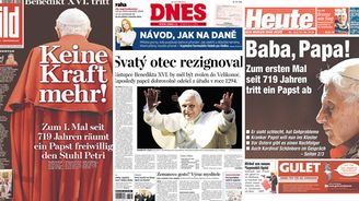 Před rokem vybuchla bomba, papež Benedikt XVI. oznámil rezignaci